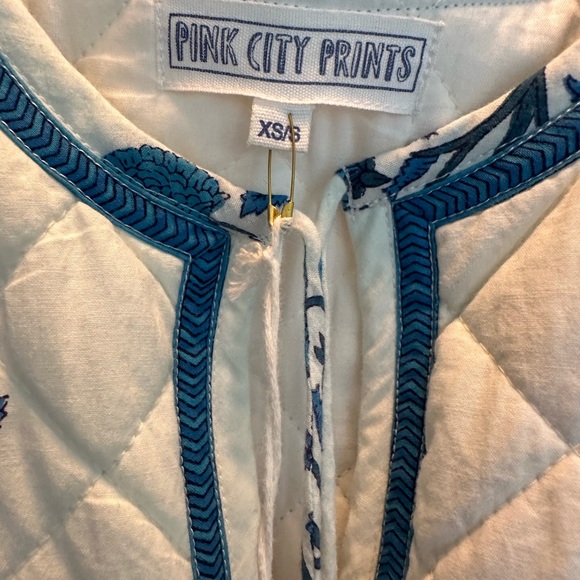 Pink City Prints Azure Buta Banzara Dress. Size XS/S. NWT. - Picture 6 of 6